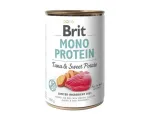 M&auml;rg koeratoit Brit Mono Protein tuunikala maguskartuliga 400 g &mdash; ainult &uuml;ks loomne valk, t&auml;isv&auml;&auml;rtuslik konservtoit