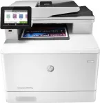HP Color LaserJet Pro MFP M479fnw, Prindi, koopia, skaneeri, faks, e-post, Skaneeri e-post/PDF; 50-leheline sirge ADF