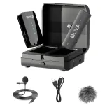 BOYA BY-XM6-K3 2.4GHz juhtmevaba lavalier-mikrofonis&uuml;steem iOS-seadmetele Lightning-pistikuga