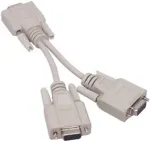 GoodConnections VGA Y-jagajakaabel 0,2m must P-4302Y