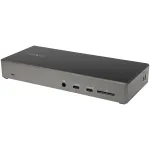 StarTech.com USB-C dokk - kolmekordne 4K monitor USB USB-C dokkimisjaam - 100 W toiteedastus - DP 1.4 Alt Mode ja DSC, 2x DisplayPort 1.4/HDMI 2.0 - 6x USB (2x 10 Gbit/s) - Windows/Chrome