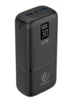 Rebeltec P30 LCDPD akupank 30000 mAh, PD 22,5 W, LCD-ekraan, must