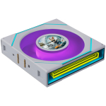 Lian Li UNI FAN SL-INF LCD FLEX Wireless korpuse ventilaator, ARGB ja LCD, Reverse Blade, 120 mm, valge