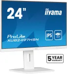 iiyama ProLite XUB2497HSN-W2 arvutimonitor 60,5 cm (23,8 tolli) 1920 x 1080 pikslit Full HD LED Valge