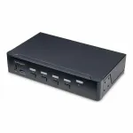 StarTech.com 4-pordiline DisplayPort KVM-l&uuml;liti, &uuml;ks 4K 60Hz monitor, 6 USB-porti, nupu- ja kiirklahvivahetus, DisplayPort 1.2, OS-s&otilde;ltumatu, TAA &uuml;hilduv