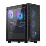 PC korpus ENDORFY Signum 300 ARGB Tower Must &mdash; ATX, karastatud klaas, ARGB valgustus, toetab GPU 350 mm, protsessori jahuti k&otilde;rgus 161 mm