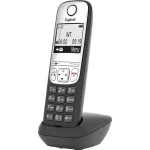 Gigaset A690HX Analoog/DECT telefon K&otilde;ne tuvastus Must, H&otilde;bedane