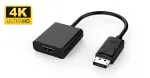 Microconnect DPHDMI3 aktiivne DisplayPort 1.2&ndash;HDMI adapter, isa/emane, 4096 x 2160, must