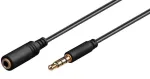 Microconnect IPOD003B helikaabel 1 m 3,5 mm must
