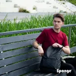 Seljakott Sponge Street 15.4 tolli must &mdash; Sponge s&uuml;learvuti seljakott kuni 15,4-tollistele seadmetele