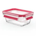EMSA CLIP & CLOSE N10405 Ristk&uuml;likukujuline karp 0,8 l l&auml;bipaistev, 1 tk