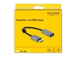 Aktiivne DisplayPort 1.4 - HDMI adapter DeLOCK 66436