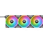 Thermaltake SWAFAN EX12 RGB arvutikorpuse ventilaator TT Premium Edition CL-F143-PL12SW-A, 120 mm, vastupidised labad, 3 tk, must