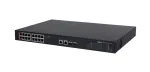 Dahua Technology PoE DH-PFS3220-16GT-190 v&otilde;rgul&uuml;liti haldamata L2 Gigabit Ethernet (10/100/1000) toide &uuml;le Etherneti (PoE) 1U must