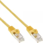 InLine patch-kaabel SF/UTP Cat.5e kollane 0,25 m