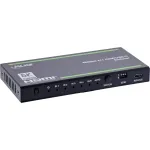 InLine 57885B HDMI-l&uuml;liti 4 pordiga, 48 Gb/s, 8K@60Hz, USB-C-ga, must