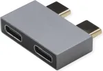 ROLINE USB3.2Gen1 Adptr. 2x C - ST/BU - Adapter - Digitaalne/Andmevahetus (12.03.2945)
