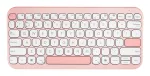 Juhtmevaba ASUS Marshmallow KW100 75% Bluetooth-klaviatuur &mdash; QWERTZ saksa, k&auml;&auml;rikujulised l&uuml;litid, roosa