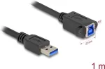DeLOCK USB-kaabel USB A-t&uuml;&uuml;pi isane &ndash; USB B-t&uuml;&uuml;pi emane 1m must