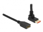 DisplayPort-i pikenduskaabel DeLOCK 87084 3m 8K 60Hz isane 90&deg; &uuml;les emasele