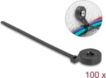 Kaablisidemed DELOCK 18915 180&times;6 mm mustad, nailon, 180 mm pikkus, 6 mm laius