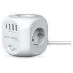 RealPower PowerBox 431 pikendusjuhe 1,8 m 4 vahelduvvoolupistikut siseruumidesse valge