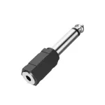 Hama kaabli soovahetaja 3,5 mm 6,3 mm must h&otilde;bedane 00205195