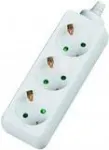 Pikendusjuhe Dexlan 994904 4 m 3 vahelduvvoolupesa Siseruumidesse Valge
