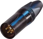 Neutrik XLR-pistik, sirge Pooluste arv: 4 Must NC4MXX-B 1 tk (NC4MXX-B)