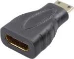 SpeaKa Professional HDMI adapter [1x HDMI-pistik C Mini - 1x HDMI-pesa] Must Kullatud pistikukontaktid (SP-7869908)