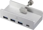 Renkforce RF-ACHB-350 1+3 Port USB 3.1 Gen 1-Hub zur internal use Silver (RF-6690354)