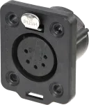 Neutrik NC5FDX-TOP juhtmepistik XLR must (NC5FDX-TOP)