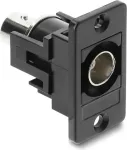 Paneelikinnitusega BNC-pistikupesa DELOCK 91107 &mdash; BNC-pesa BNC-pesale, must