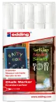 Kriidimarker Edding 4095/5S, komplekt 5 valget markerit, 2&ndash;3 mm kuulotsik