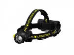 Pealambiga taskulamp Led Lenser H15R Work Must Kollane