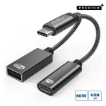 Video kaabliadapter Microconnect MC-USBC-CFAF 0,13 m isane pistik emasele