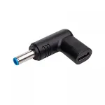Akyga AK-ND-C09 USB-C &ndash; DC 4,5 x 3,0 mm + tihvt adapter s&uuml;learvuti laadimiseks, 18,5-20 V, 100 W, HP jaoks