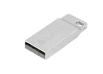 Verbatim Metal Executive - USB-m&auml;lupulk 32 GB - H&otilde;bedane, 32 GB, USB Type-A, 2.0, ilma korgita, 3,6 g, h&otilde;bedane