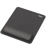 Fellowes Breyta hiiremati randmetugi, antibakteriaalse kaitsega ergonoomiline hiirematt, must