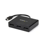 StarTech.com 3-pordiline mitme monitori adapter &ndash; Mini DisplayPortist DisplayPortiks MST-jaotur, kaks 4K 30 Hz ja &uuml;ks 1080p &ndash; videopoolitaja laiendatud t&ouml;&ouml;lauarežiimile ainult Windowsis &ndash; mDP 1.2 kuni 3x DP