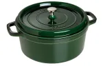Staub La Cocotte 26 cm &uuml;mmargune malmpott, basiilikuroheline, 4,6 l