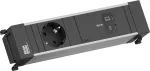 Power Frame pistikupesa moodul Bachmann BM0023854 1x CEE7/3 pistikupesa ja 1x USB‑C kuni USB‑C 100 W kaabliga, L=0,2 m