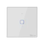 SONOFF T2EU1C-TX Smart WiFi + RF 433 Puutetundlik L&uuml;liti 1-kohaline Valge
