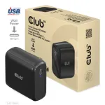 CLUB3D reisilaadija 100 W GaN-tehnoloogia, USB-IF TID sertifitseeritud, &uuml;ks USB USB-C port, Power Delivery (PD) 3.0 tugi