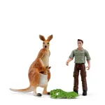Schleich Pocket Set! K&auml;ngurutuur koos metsavahiga