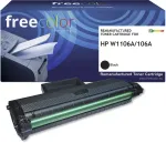 freecolor tooner HP 106A W1106A Must &Uuml;mbertoodetud &Uuml;hilduv (K18882F7)