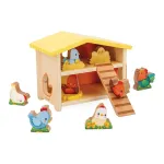 Janod My First Chicken Coop Wooden Farm Playset