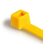 HellermannTyton T150R(H) kaablivits, paralleelse sisendiga, pol&uuml;amiid 6.6, kollane, 365 x 7.6 mm (116-15014)