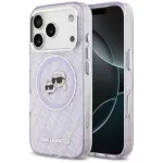 Karl Lagerfeld Apple iPhone 17 Pro silikoon&uuml;mbris MagSafe'iga K&C Heads Logo lilla