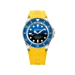 BOBROFF MAN BF0003baBFSTA analoogkvartskell 44 mm must sihverplaat nahkrihm